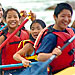 Flying Pig - Whitewater Rafting for families - Half-day raft trips on the Yellowstone River just outside the North (Gardiner) Entrance of Yellowstone. Also available, 1/2-day horseback rides, BBQ cookouts, hikes & more.