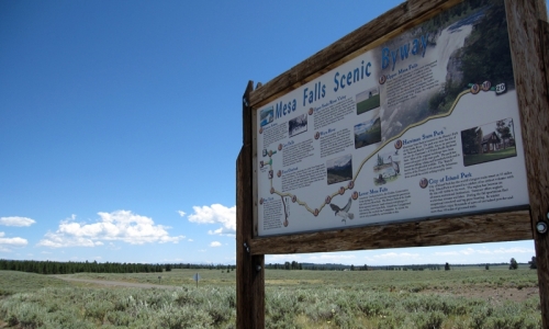 Mesa Falls Island Park Idaho