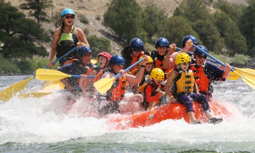 West Yellowstone White Water Rafting
