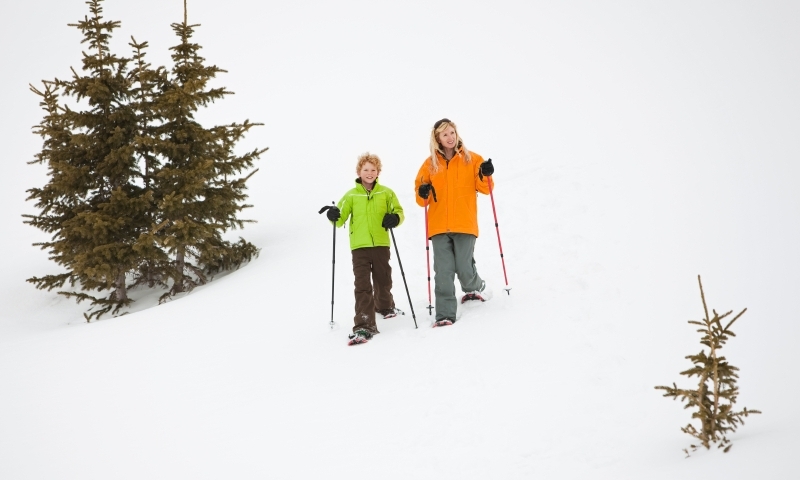 Kids Winter Snowshoeing