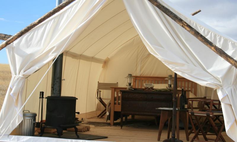 Glamping in Yellowstone