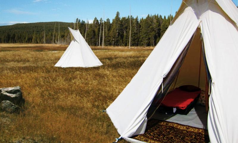 Glamping in Yellowstone