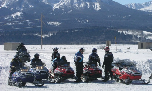 Island Park Snowmobiling