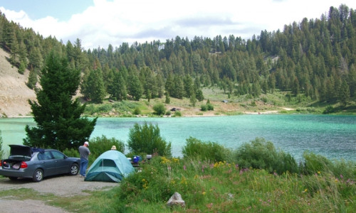 Cliff and Wade Lakes
